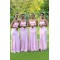 Mermaid Spaghetti Straps Long Pink Bridesmaid Dresses 3010368