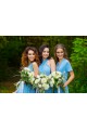A-Line Chiffon Long Bridesmaid Dresses 3010377