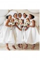 A-Line White Lace Bridesmaid Dresses 3010386