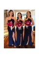 Long Navy Blue Bridesmaid Dresses 3010392