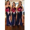 Long Navy Blue Bridesmaid Dresses 3010392