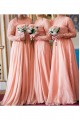 A-Line Long Sleeves Lace and Chiffon Long Bridesmaid Dresses 3010394 A-Line Long Sleeves Lace and Chiffon Long Bridesmaid Dresses 3010394