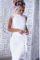 Short Lace Knee Length Bridesmaid Dresses 3010397