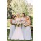 A-Line Spaghetti Straps Long Bridesmaid Dresses 3010400
