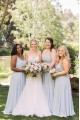 A-Line Spaghetti Straps Long Bridesmaid Dresses 3010400