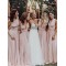 A-Line Long Bridesmaid Dresses 3010406