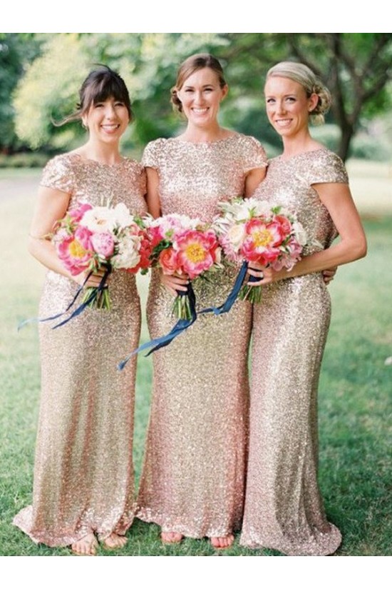 Long Sequins Floor Length Bridesmaid Dresses 3010411 Long Sequins Floor Length Bridesmaid Dresses 3010411