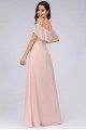 A-Line Off-the-Shoulder Floor Length Bridesmaid Dresses 3010444