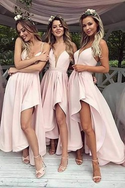 A-Line Spaghetti Straps Bridesmaid Dresses 3010446