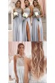 A-Line Lace and Chiffon Floor Length Bridesmaid Dresses 3010450