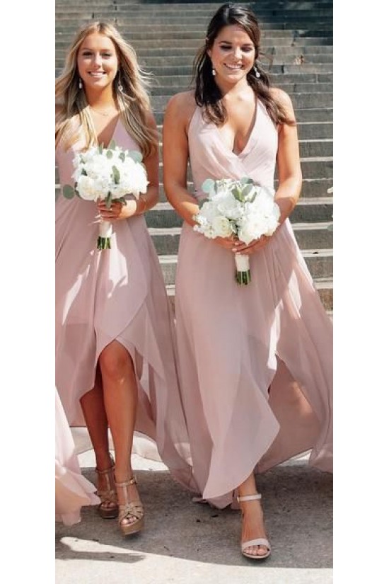 A-Line V-Neck Bridesmaid Dresses 3010453