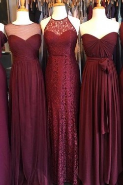Affordable Long Floor Length Bridesmaid Dresses 3010454