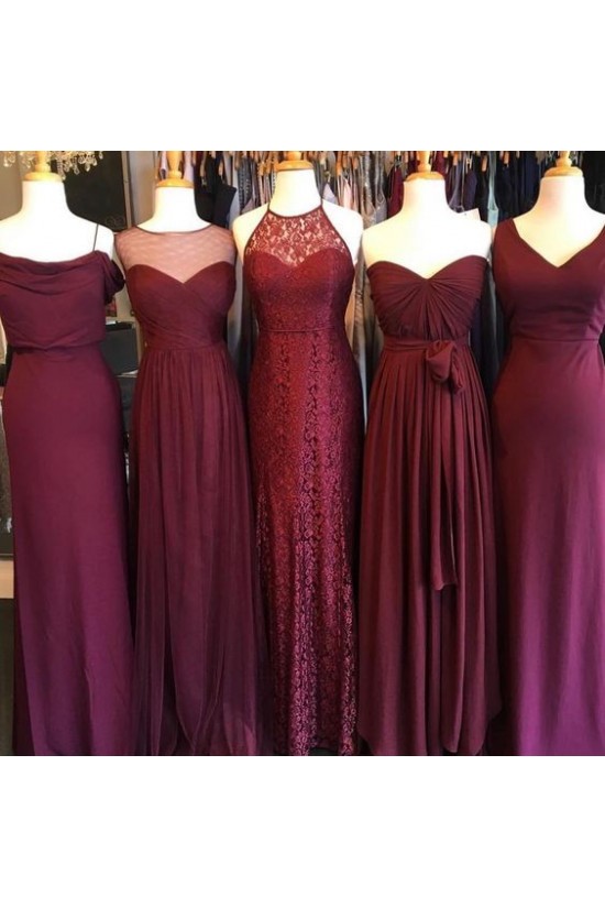 Affordable Long Floor Length Bridesmaid Dresses 3010454