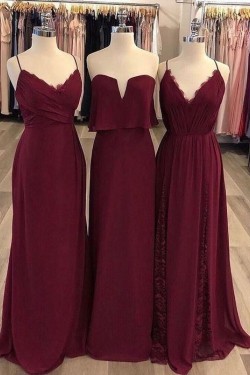 Affordable Long Floor Length Bridesmaid Dresses 3010456