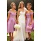 A-Line Off-the-Shoulder Knee Length Bridesmaid Dresses 3010459