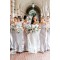 Sheath Off-the-Shoulder Floor Length Bridesmaid Dresses 3010462