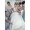 A-Line Off-the-Shoulder Floor Length Bridesmaid Dresses 3010463