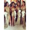 Sheath Sequins Floor Length Bridesmaid Dresses 3010470