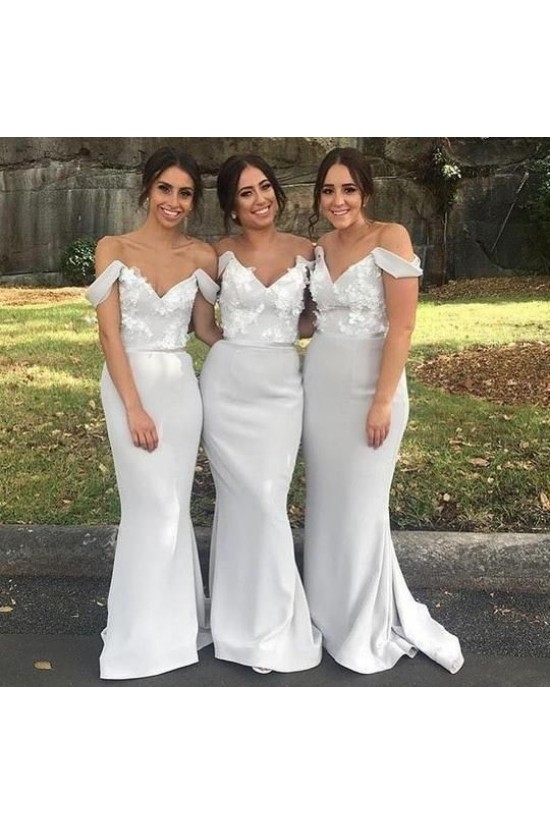 Mermaid Off-the-Shoulder Long Floor Length Bridesmaid Dresses 3010472 Mermaid Off-the-Shoulder Long Floor Length Bridesmaid Dresses 3010472