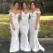 Mermaid Off-the-Shoulder Long Floor Length Bridesmaid Dresses 3010472