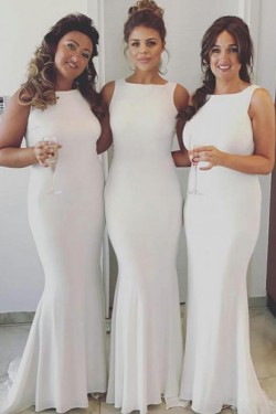 Mermaid Long Floor Length Bridesmaid Dresses 3010473