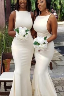 Long Mermaid Floor Length Bridesmaid Dresses 3010478