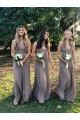 A-Line V-Neck Floor Length Bridesmaid Dresses 3010479 A-Line V-Neck Floor Length Bridesmaid Dresses 3010479