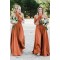 A-Line Long Floor Length Bridesmaid Dresses 3010485
