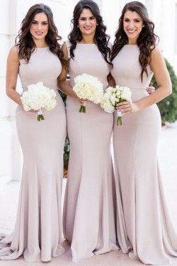 Mermaid Long Floor Length Bridesmaid Dresses 3010489