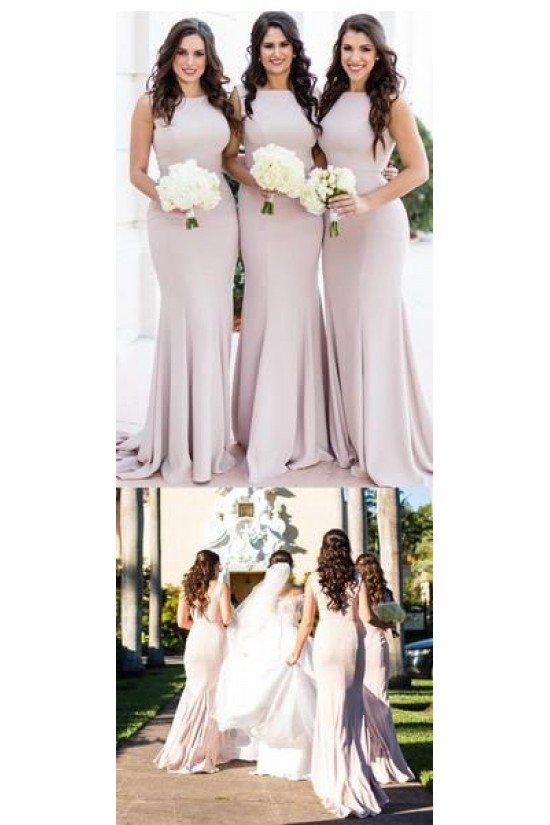 Mermaid Long Floor Length Bridesmaid Dresses 3010489