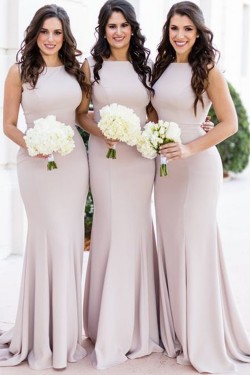 Mermaid Long Floor Length Bridesmaid Dresses 3010489