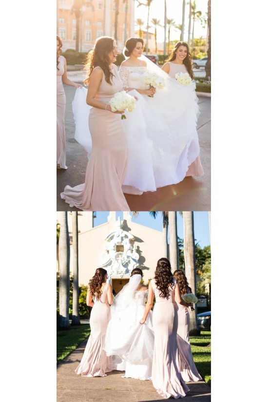 Mermaid Long Floor Length Bridesmaid Dresses 3010489