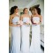 Mermaid Strapless Long Floor Length Bridesmaid Dresses 3010490