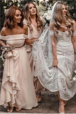 Affordable Long Floor Length Bridesmaid Dresses 3010493
