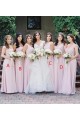 A-Line Long Chiffon Floor Length Bridesmaid Dresses 3010495