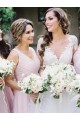 A-Line Long Chiffon Floor Length Bridesmaid Dresses 3010495