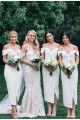 Sheath Off-the-Shoulder Bridesmaid Dresses 3010496