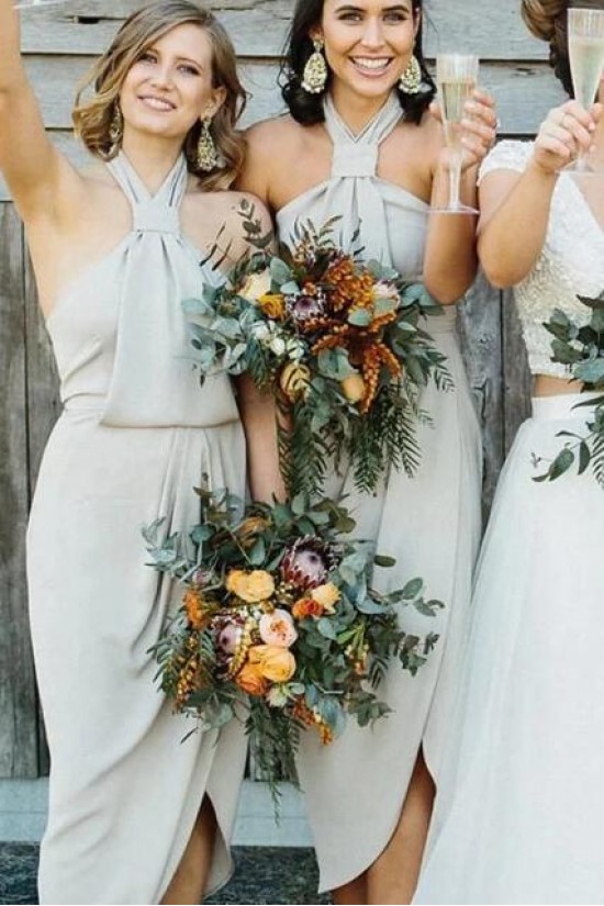 Sheath Halter Bridesmaid Dresses 3010497 Sheath Halter Bridesmaid Dresses 3010497