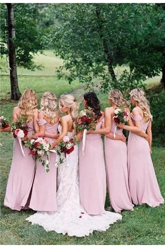 Sheath Spaghetti Straps Floor Length Bridesmaid Dresses 3010498 Sheath Spaghetti Straps Floor Length Bridesmaid Dresses 3010498