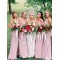 Sheath Spaghetti Straps Floor Length Bridesmaid Dresses 3010498