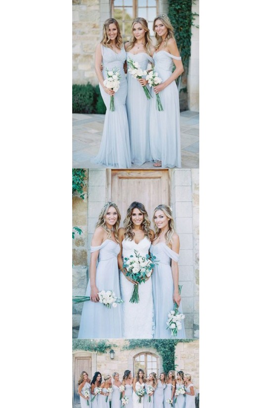 A-Line Chiffon Off-the-Shoulder Floor Length Bridesmaid Dresses 3010506 A-Line Chiffon Off-the-Shoulder Floor Length Bridesmaid Dresses 3010506