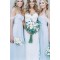 A-Line Chiffon Off-the-Shoulder Floor Length Bridesmaid Dresses 3010506