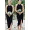 Sheath Black Bridesmaid Dresses 3010507