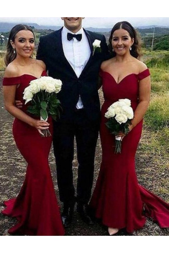 Mermaid Off-the-Shoulder Long Floor Length Bridesmaid Dresses 3010516 Mermaid Off-the-Shoulder Long Floor Length Bridesmaid Dresses 3010516