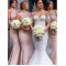 Mermaid Lace Long Floor Length Bridesmaid Dresses 3010517