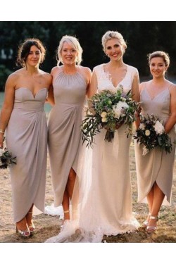 Sheath Chiffon Wedding Party Dresses Bridesmaid Dresses 3010520