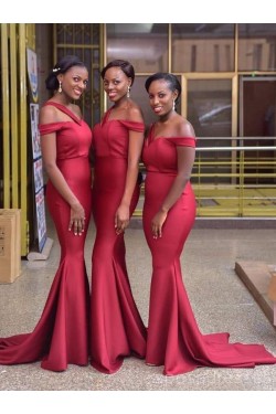 Mermaid Long Floor Length Bridesmaid Dresses 3010526