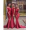 Mermaid Long Floor Length Bridesmaid Dresses 3010526