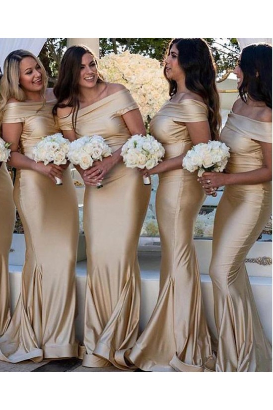 Mermaid Off-the-Shoulder Long Floor Length Bridesmaid Dresses 3010528 Mermaid Off-the-Shoulder Long Floor Length Bridesmaid Dresses 3010528