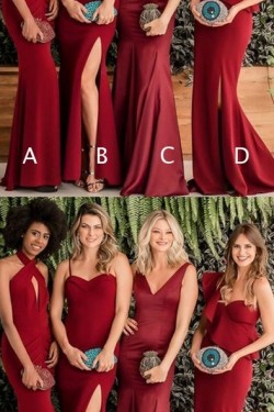 Mermaid Long Floor Length Bridesmaid Dresses 3010529